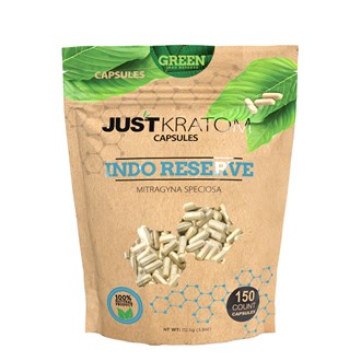 Just Kratom 150 CT Green Indo Reserve 